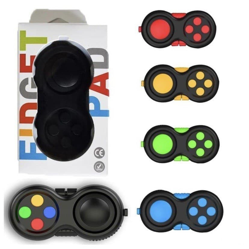 Fidget Pad Playstation 3.0 Stay Focus Edu Toy Stress Ball Pop It Its Fidget Toys Mainan Anak