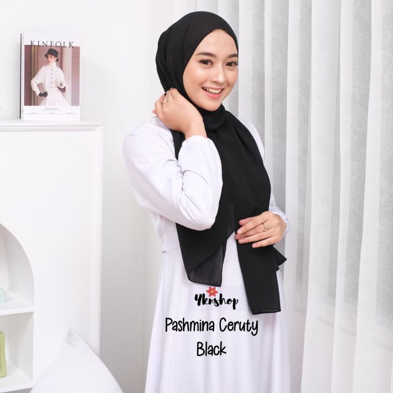 Pashmina Ceruty Babydol/Pashmina Ceruty
