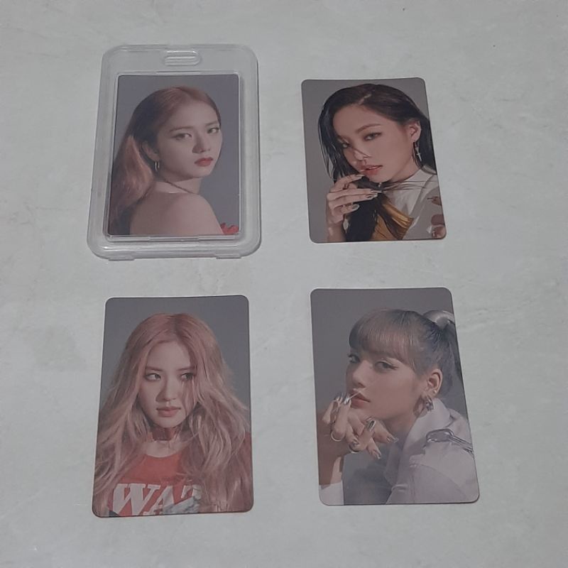 (SHARING) BLACKPINK × SAMSUNG Official Photocard Jennie Jisoo Lisa Rose