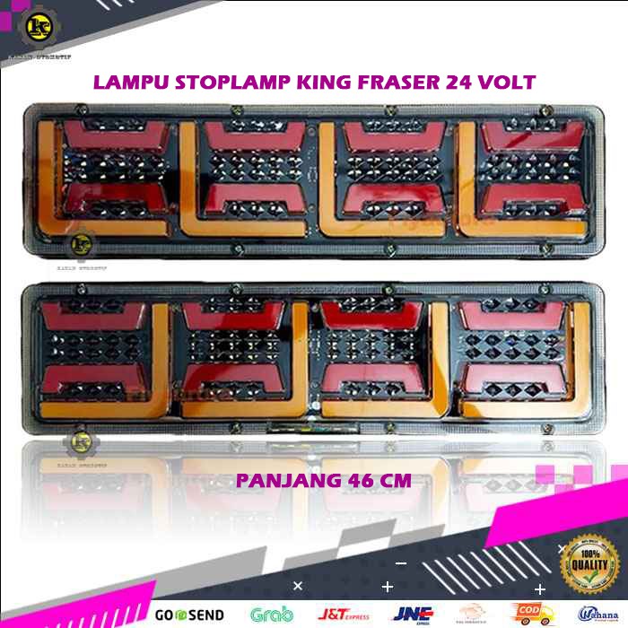 Lampu Variasi Stop Lamp Led Stoplamp Rem Sein Sen Belakang Variasi Mobil Truk Truck Canter 24 Volt