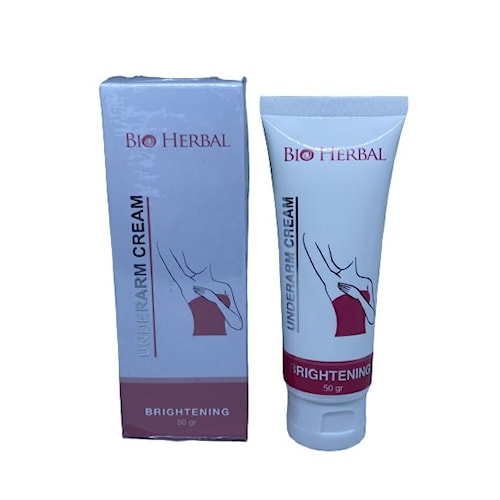 Cream Pemutih Ketiak Bio Herbal Original BPOM Underarm Cream Brightening Krim Pencerah Ketiak Hitam