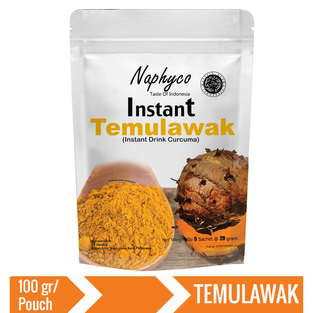 

Minuman Bubuk Instant Temulawak Naphyco - 100gr