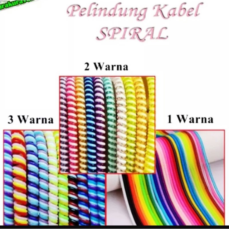 PELINDUNG KABEL CHARGER 1,2,3 WARNA