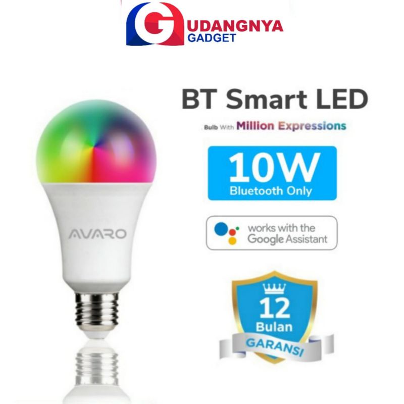 AVARO SMART BULD LED 10Watt BLUETOOTH Lampu LED