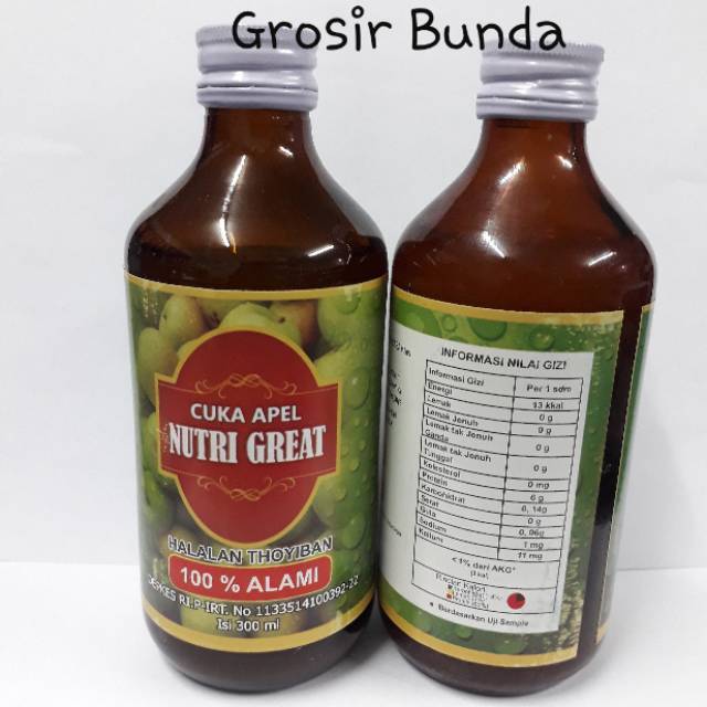 

Cuka Apel Nutri Great Original