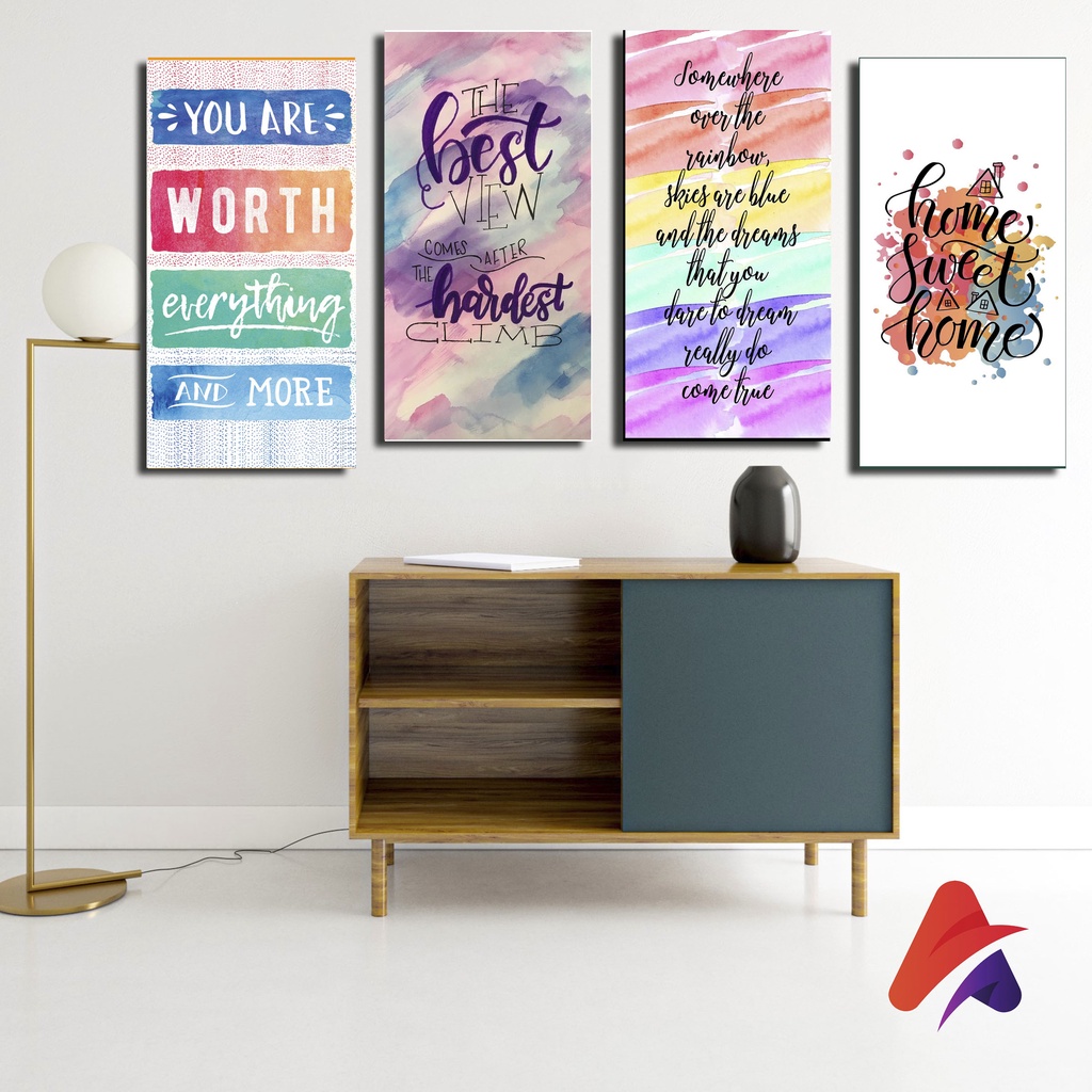 APOLITO (15X30 CM)HIASAN DINDING MOTIVASI PAJANGAN WALL DECOR HIASAN DINDING RUANG TAMU MOTIVASI