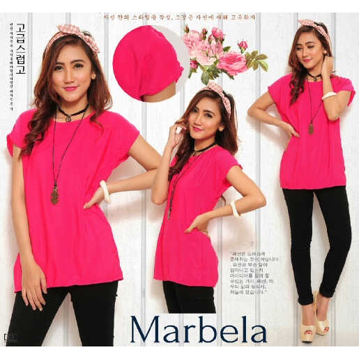 Pakaian Wanita - Blouse Kekinian - Fashion Terbaru [Blouse Marbella SW] pakaian wanita atasan  23EXR
