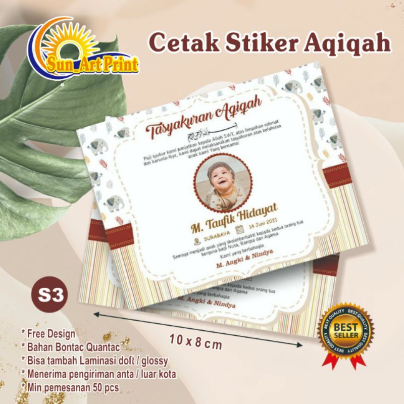 

Stiker Aqiqah Anak