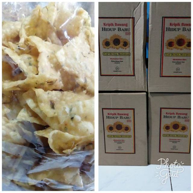 

Keripik Bawang / Kue Bawang isi 800gr Hidup Baru