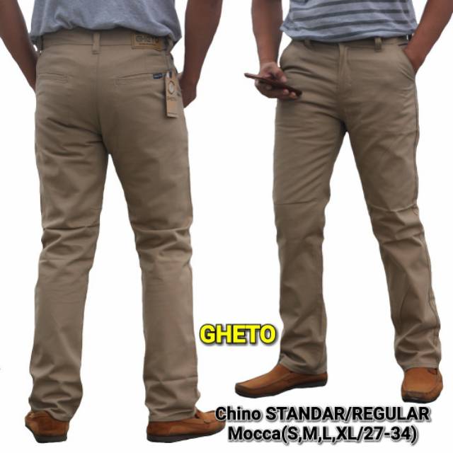 Celana Chino Standar ~ Mocca ~[Model Terbaru]