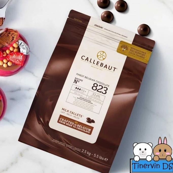 

CALLEBAUT MILK CHOCOLATE 823 COUVERTURE 33,6% - ASLI 2,5 KG DC51C1215