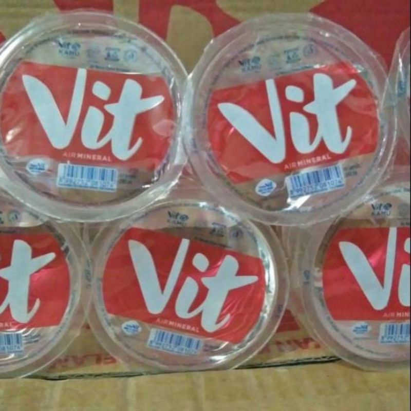 Jual Air Mineral Vit 220mlvitgelas Vit Shopee Indonesia 8336