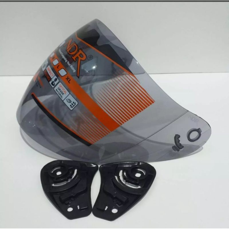 kaca hlem KYT DJ maru.  KYT galaxy ink centro