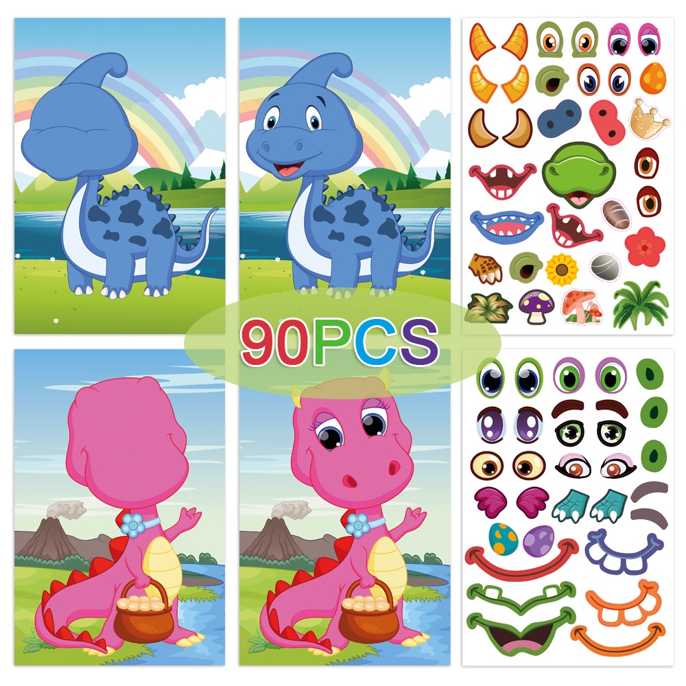 TweedyToys - Face Expression Sticker / Aktivitas Menempel Wajah / Mainan Edukasi Anak