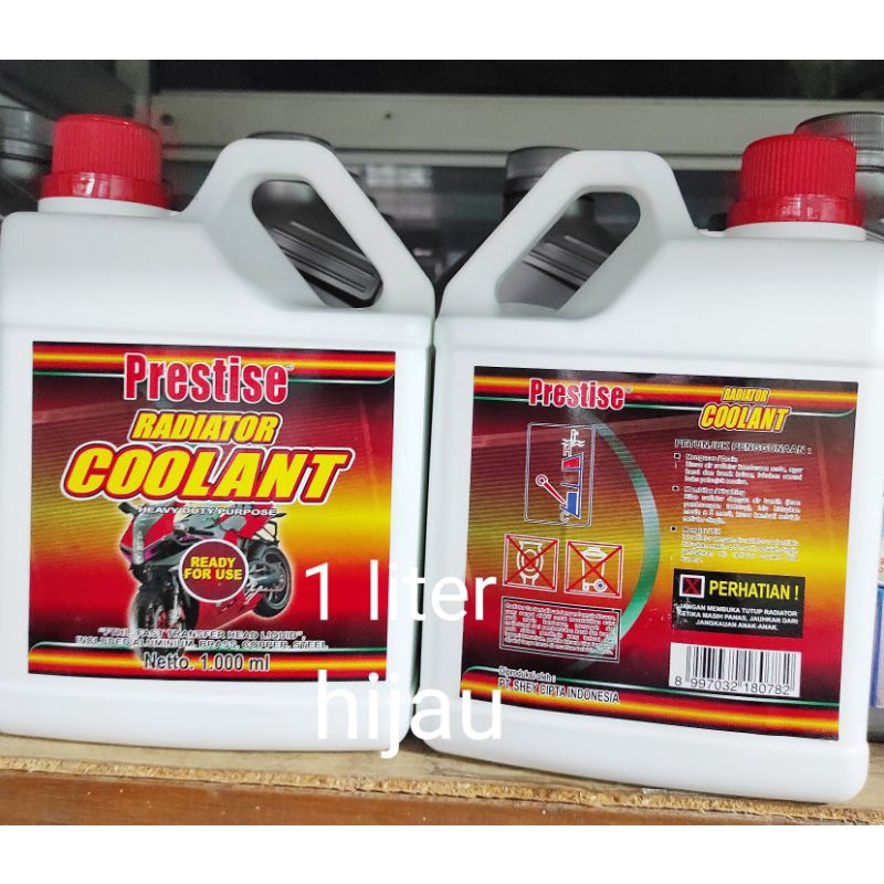 air coolant air radiator prestise hijau 1000 ml for all motor dan mobil