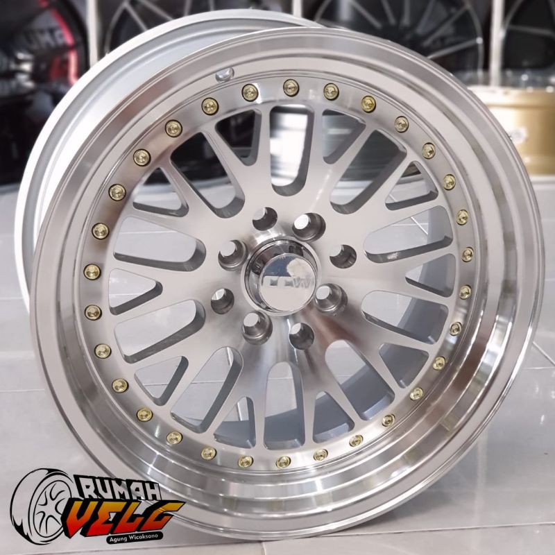 Velg Mobil Ring 16 CCW classic H8 Pcd 4x100 4x114.3 Lebar 7 depan belakang 8