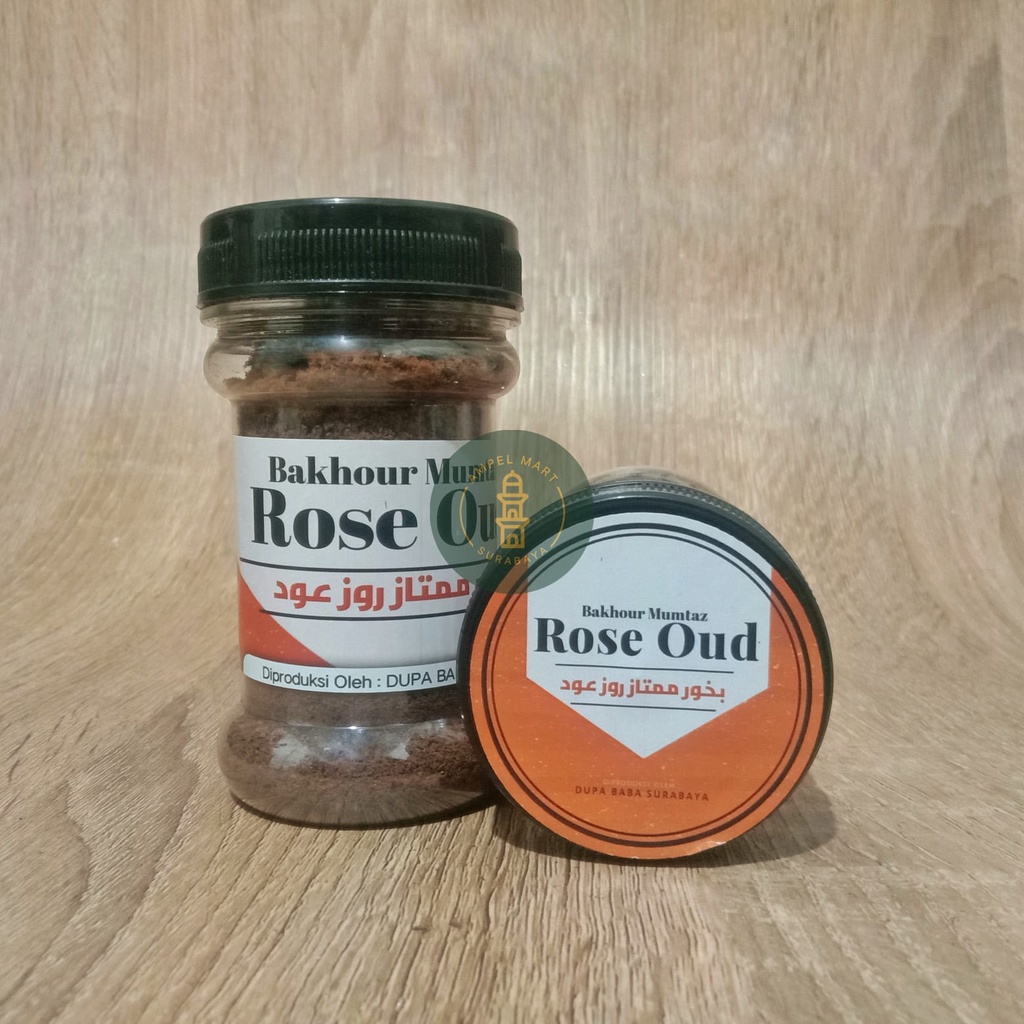 NEW! Dupa ROSE Oud Bakhour Rose Oud Dupa Mumtaz Original 50 GRAM Bukhur Rose Bakhoor Rose