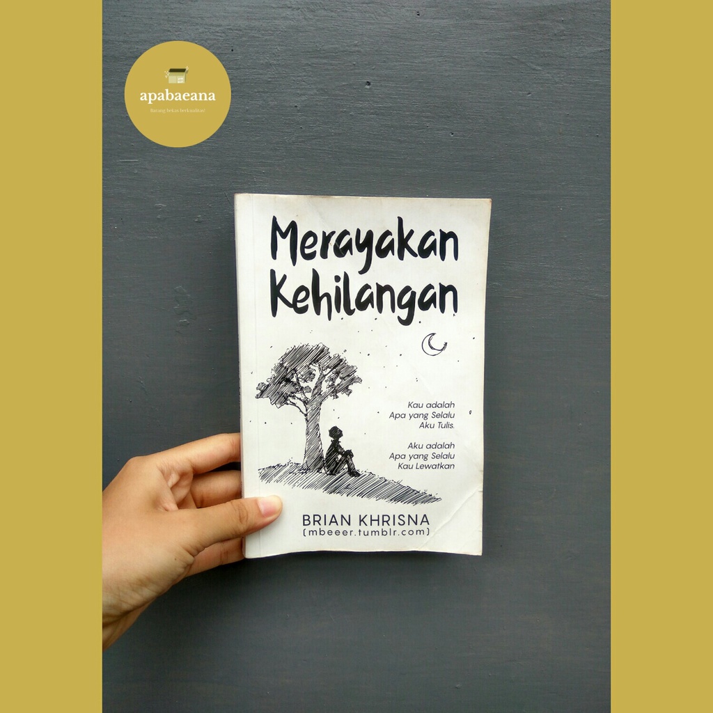 Merayakan Kehilangan - Brian Krisna (Kumpulan puisi preloved/buku bekas murah/secondhand book) Roman