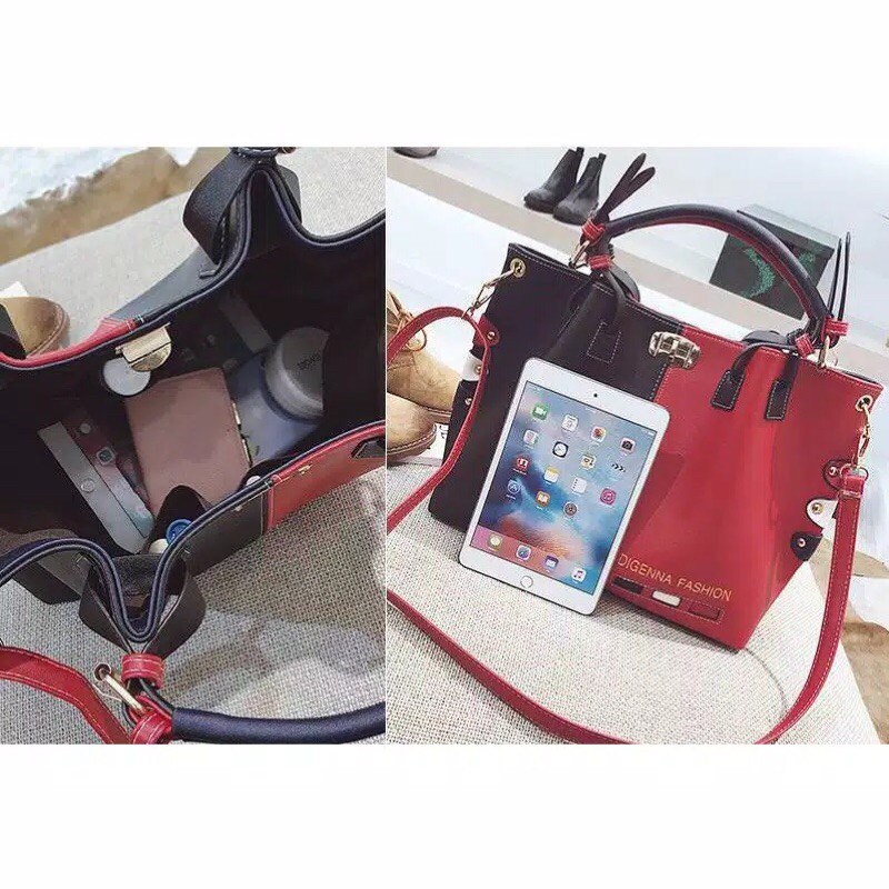 SG7081 syafniegalery hand bag impor multi color tas kerja wanta 3002