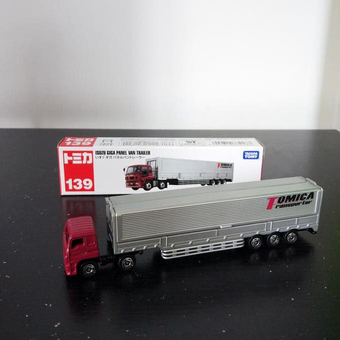 HOT SALE Tomica Takara Tomy Long 139 Isuzu Giga Panel Van Trailer Truk Terjarmin