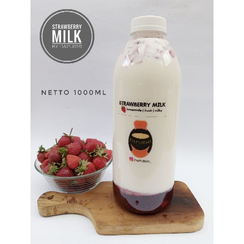 

korean strawberry milk