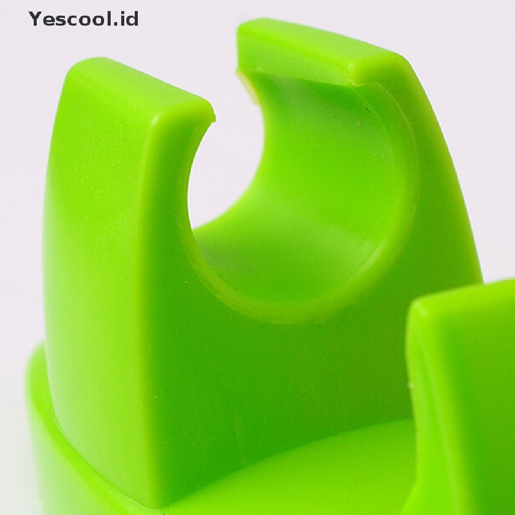 (Yescool) Holder / Organizer Sapu / Pel Model Tempel Dinding Dengan Suction Cup Untuk Rumah