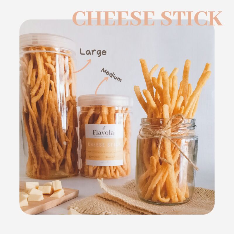 

[FLAVOLA] CHEESE STICK KEJU EDAM PREMIUM NON MSG LARGE 400 gram
