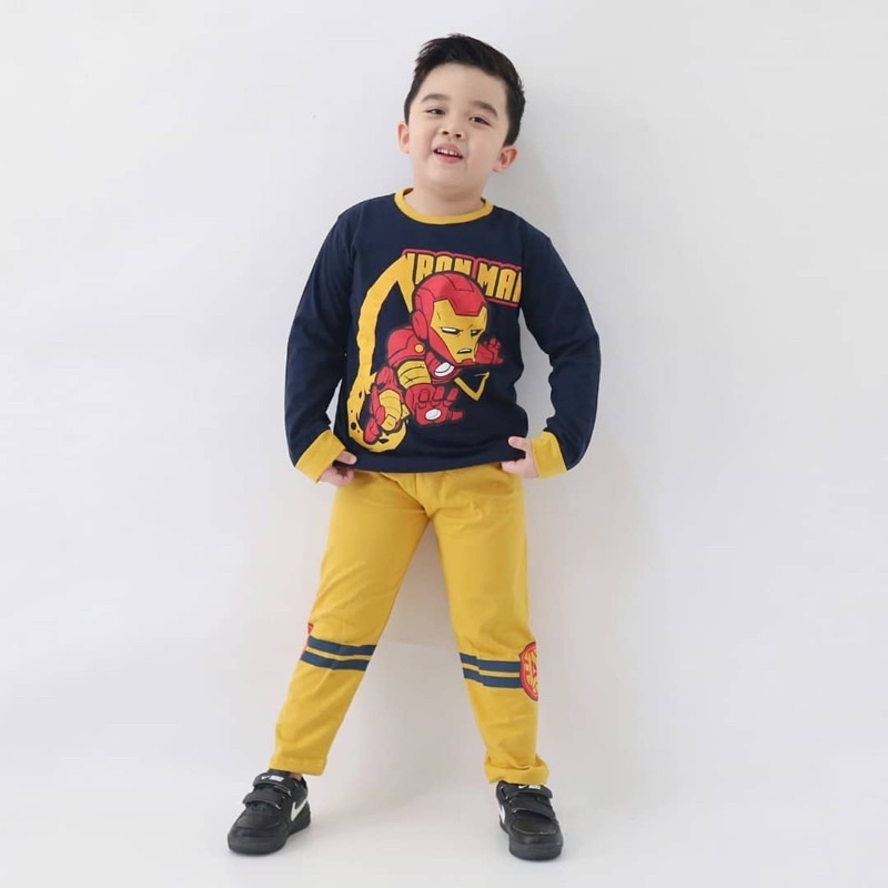 Setelan Anak Set Superhero Cluster Kids