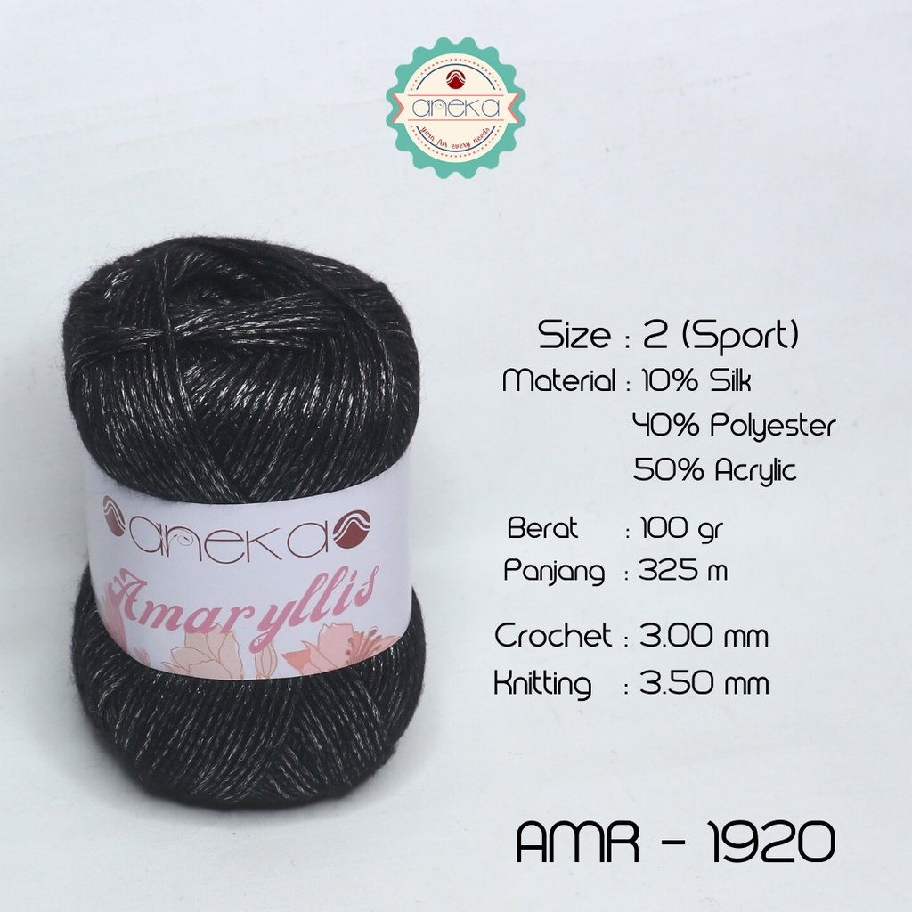 Benang Rajut Amaryllis / Amarillis Silk Cotton Yarn - 1920