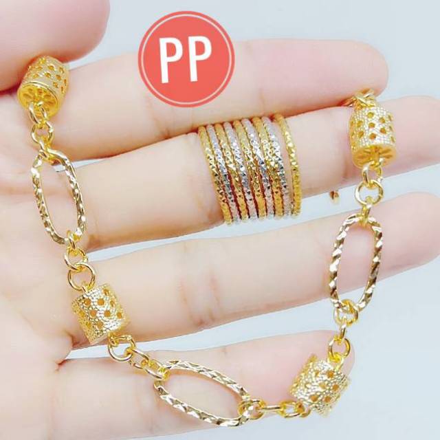 GELANG CINCIN EMAS XUPING TERMURAH 5MB Shopee Indonesia GELANG CINCIN EMAS XUPING TERMURAH 5MB Shopee Indonesia