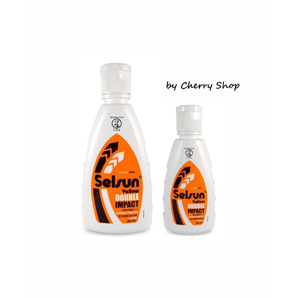 [ORI] [BPOM] SELSUN Shampoo Conditioner Series | Sampo anti ketombe Yellow Double Impact 50 &amp; 100 ML