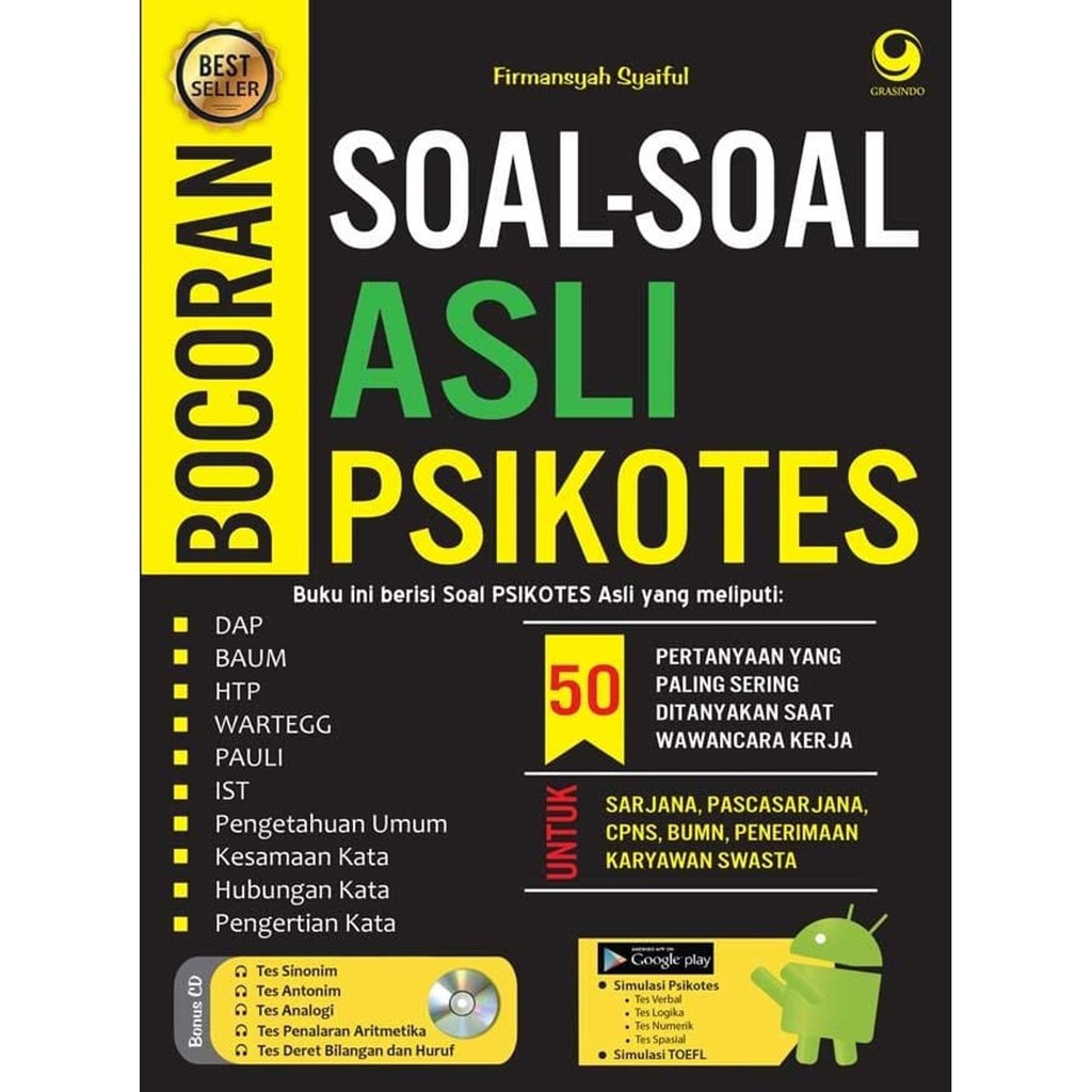 Buku Psikotes Kerja : Tes Psikotes Smp Kelas 7 : Psikotes ...