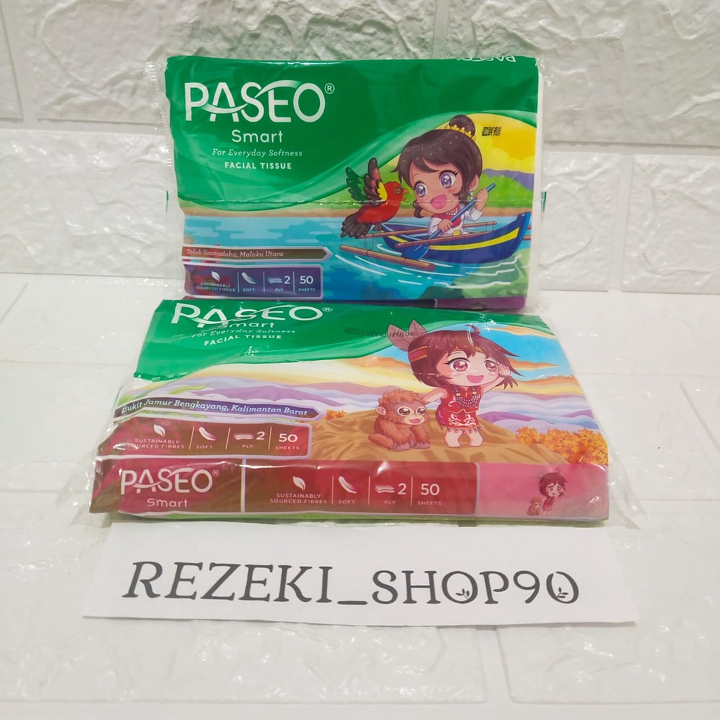 Tissue Tisu paseo travel pack 50 sheet/Tisu kotak Tisu buat di tas