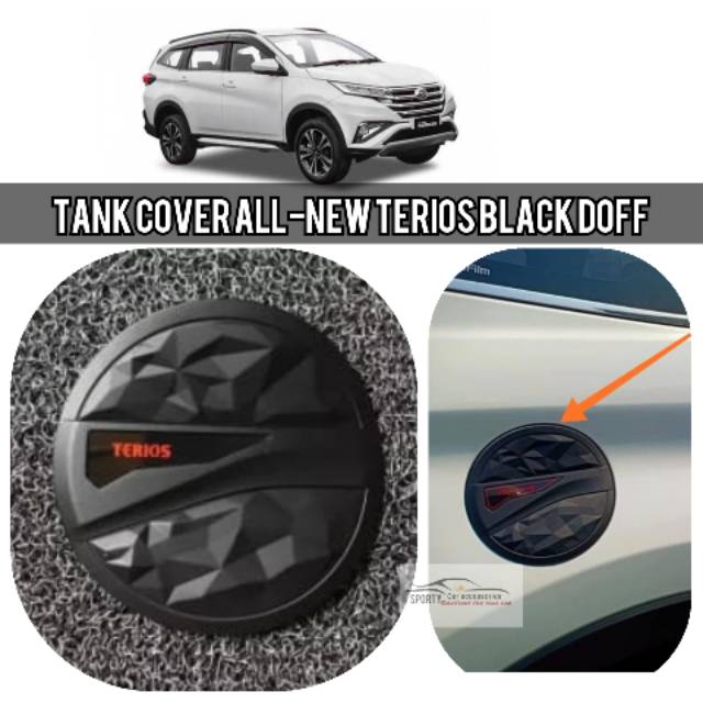 Tank cover all-new terios black doff