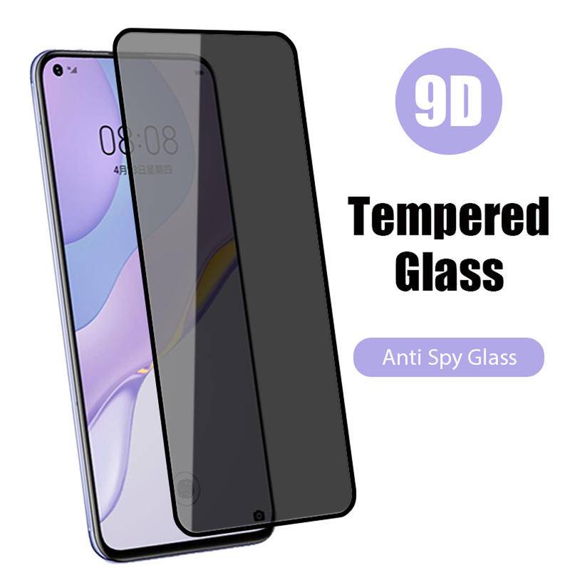 Pelindung Layar Tempered Glass 9D Anti Spy Untuk Vivo S1 S5 S6 S7 S7e S9 S9e X20 Plus X21 Y85 V9 Z1 X27 X30 X50 X60 X60T X9s X9 Plus