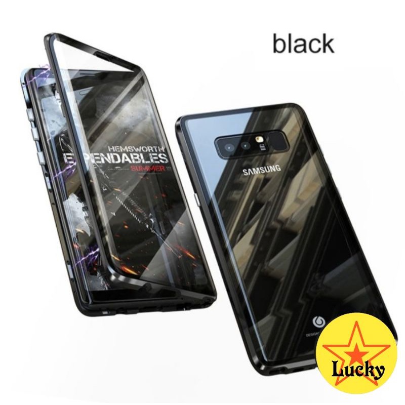 [SLS] Samsung Galaxy Note8 Note 8 Double Side Magnetic Case Metal Cover Depan Belakang