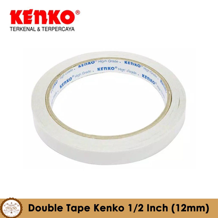 

Double Tape KENKO 1/2 Inch (12mm) Blue Core High Grade