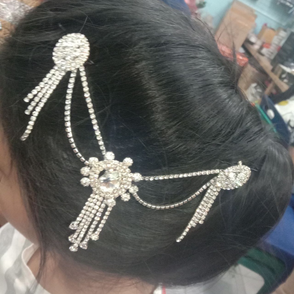 Hairpiece Headchain Aksesoris Ala India / Sirkam Permata Jurai Style India