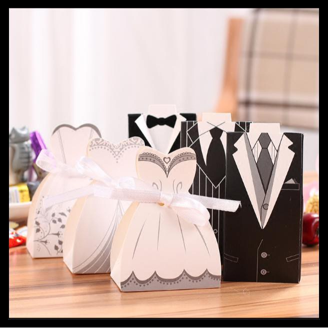 

C Kotak Hadiah Pernikahan, Kotak Box Souvenir Model Broom Bride