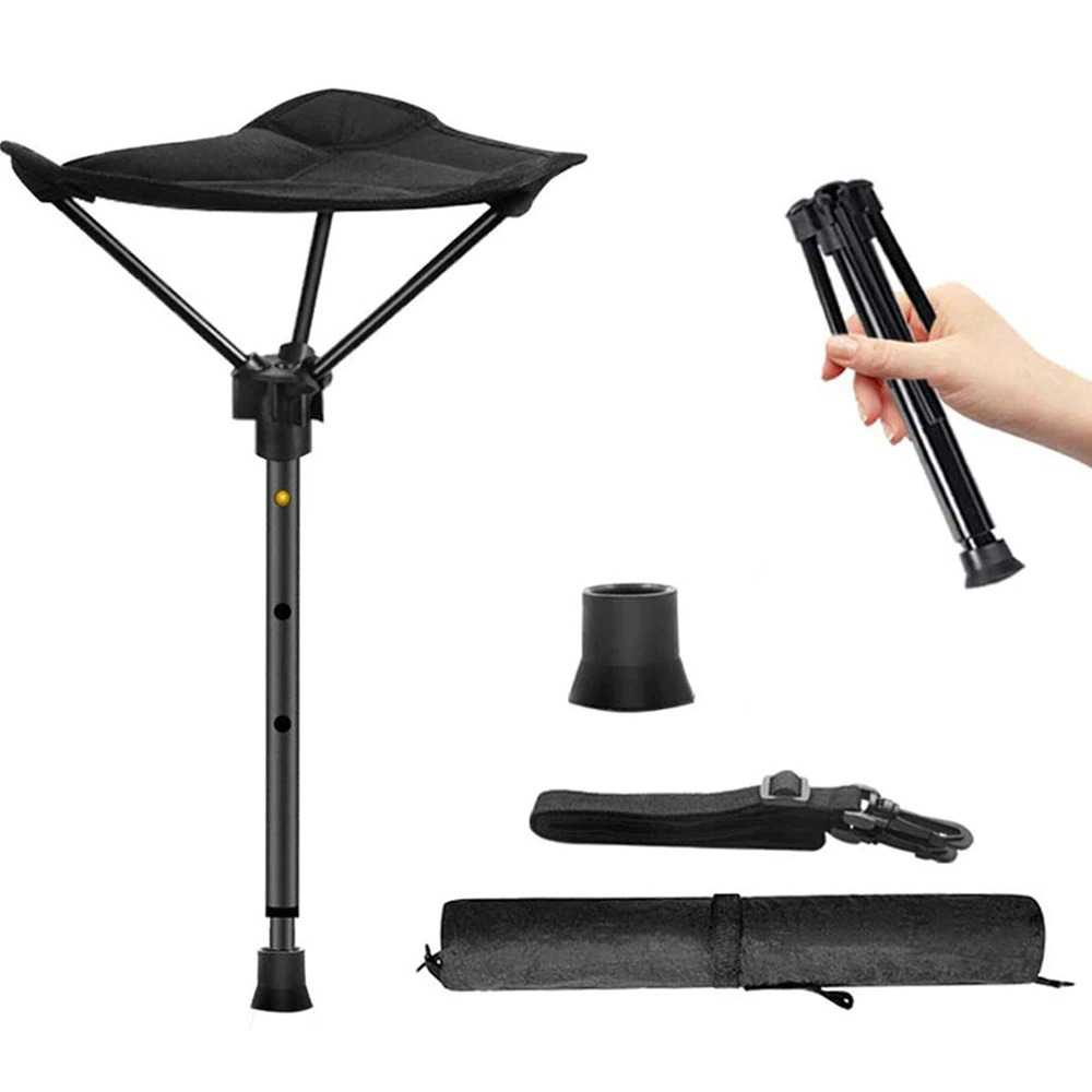 Kursi Lipat Memancing Portable Telescopic Stool Chair