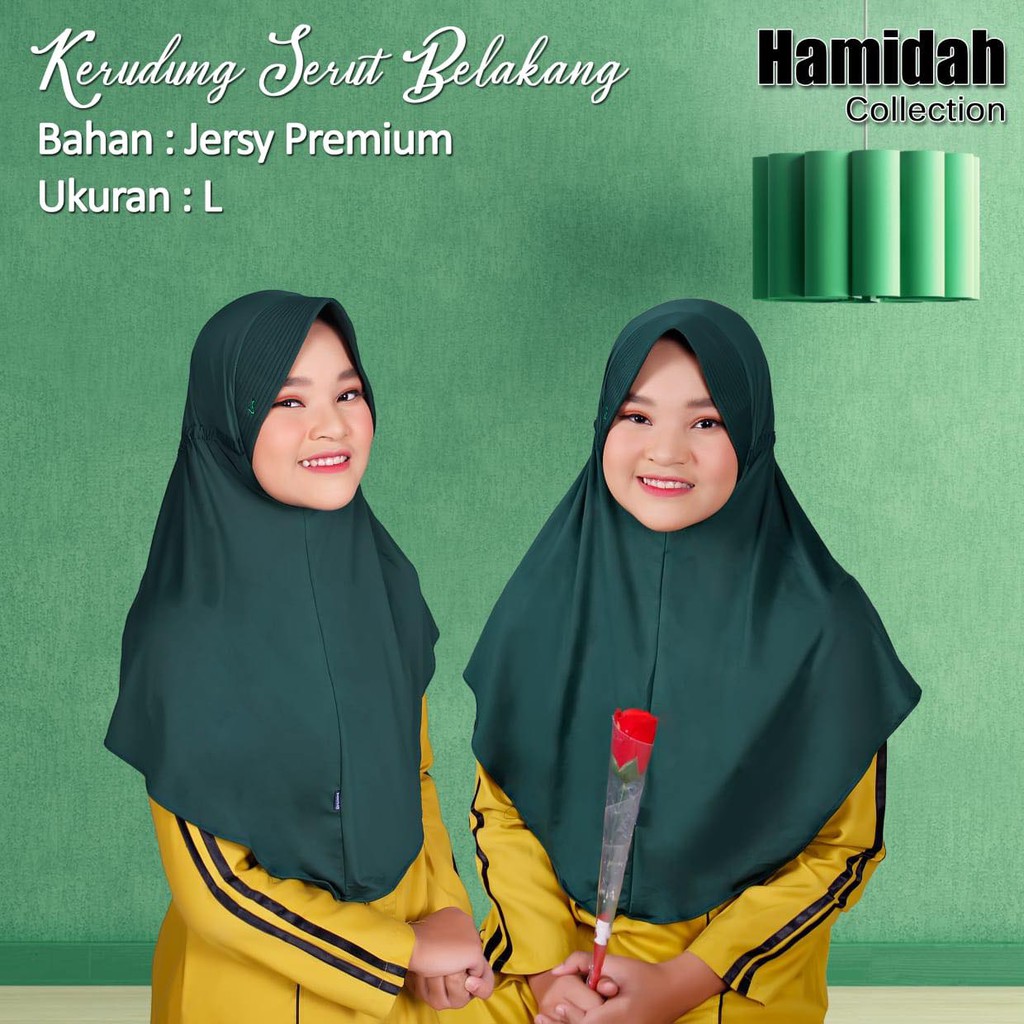 HIJAB INSTAN SERUT TALI BELAKANG (HAMIDAH)