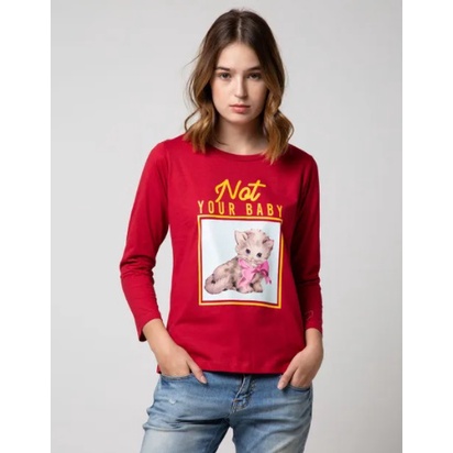 KAOS WANITA T ZONE SIZE XL LENGAN PANJANG WITH TAG (PART 1)