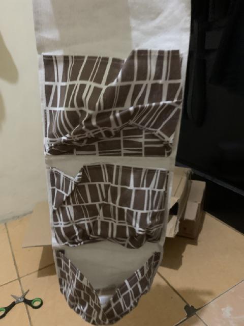 Pouch Gantung 3 Sekat Storage Bag Gantung [ 3 Sekat ]