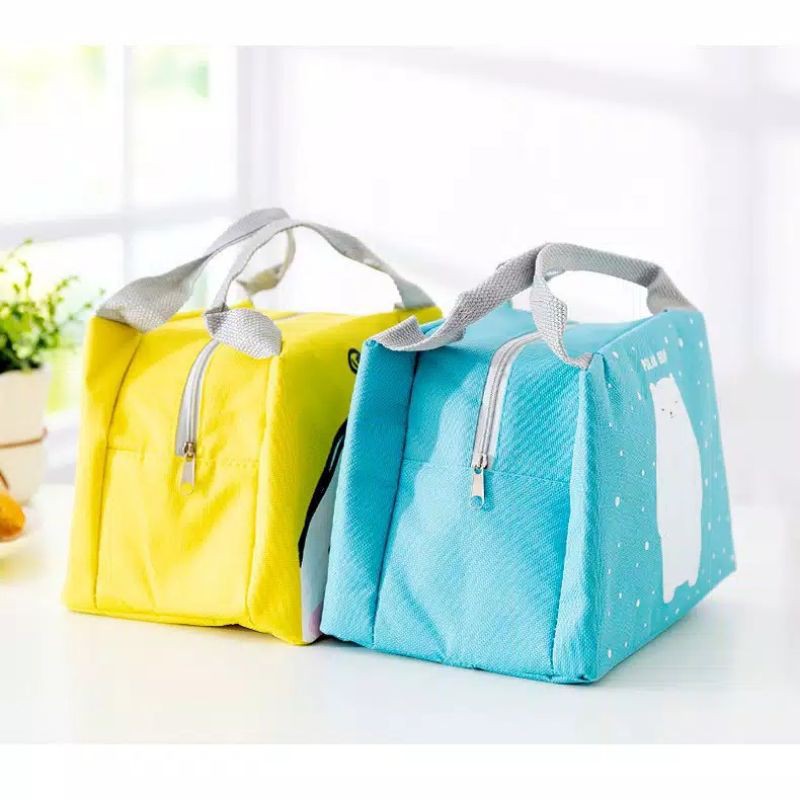 Medan Termurah KD033 Best seller Tas bekal import Bag lunch cooler karakter