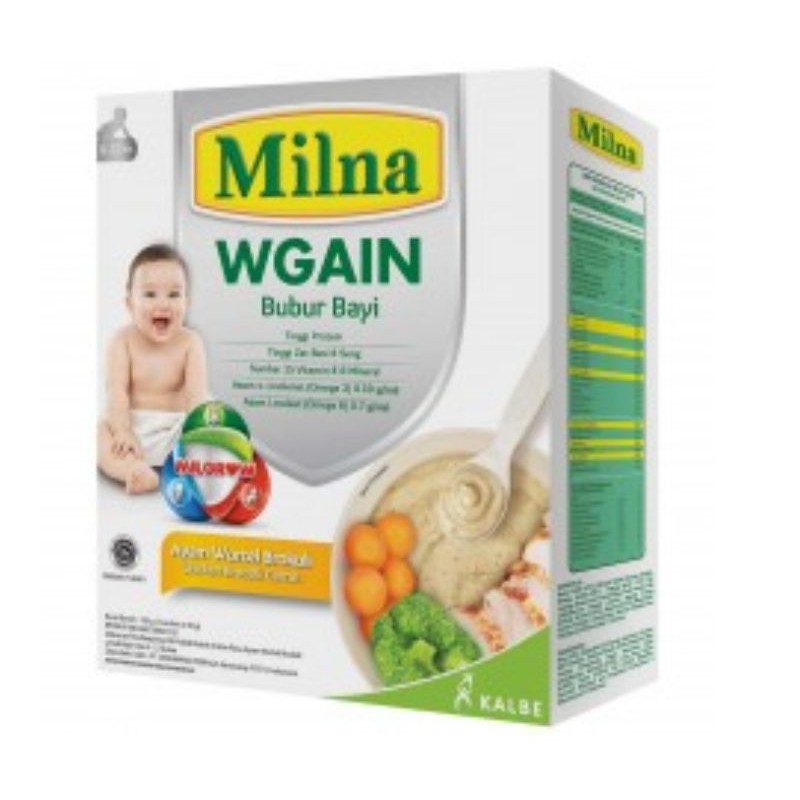 Milna Bubur Bayi Penambah Berat Badan 9 Bulan Ayam Wortel Brokoli 120gr Shopee Indonesia