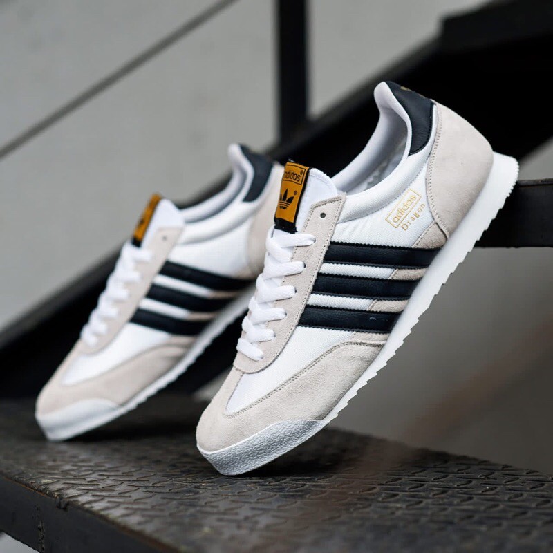 Sepatu Adidas Original Dragon White Black