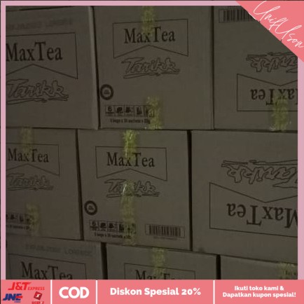 

⭐COD⭐ Max Tea Teh Tarik 1 bag isi 30 sachet