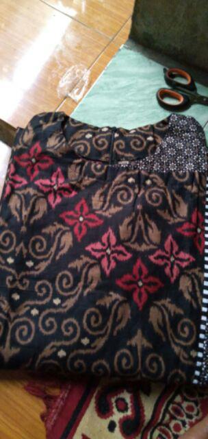 Gamis Batik Size M L Xl Xxl 3l Ada Ukuran Jumbo Rfs086
