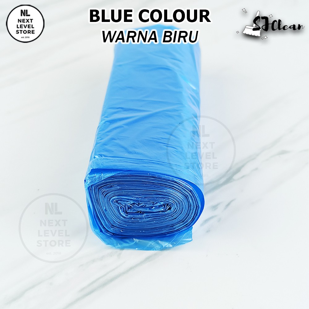 Premium Trash Garbage Bag Kantong Plastik Sampah 45 x 50 SJClean 45x50 (HARGA 1 ROLL - MIN 5 ROLL)