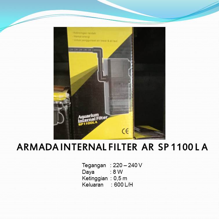 ARMADA Internal Filter Aquarium AR SP 1100 LA